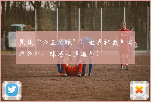 聚焦“公正之眼”！世界杯裁判名单公布，球迷心声道尽！